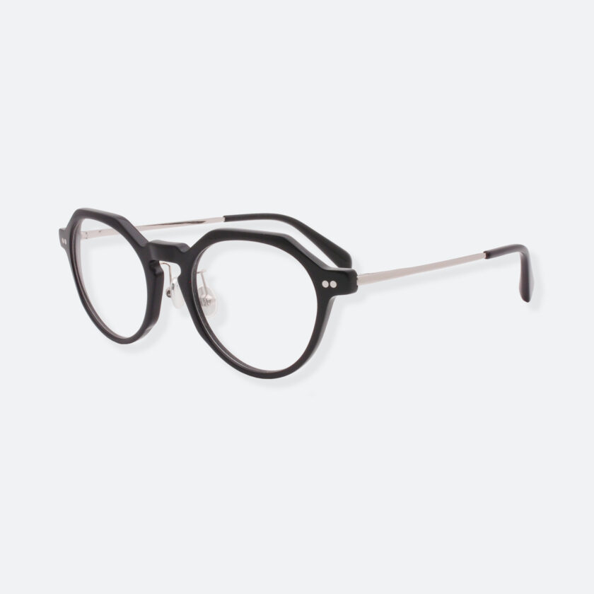 OhMart People By People - Wayfarer Round Acetate / Metal Optical Glasses ( EPO001 - Silver ) 2