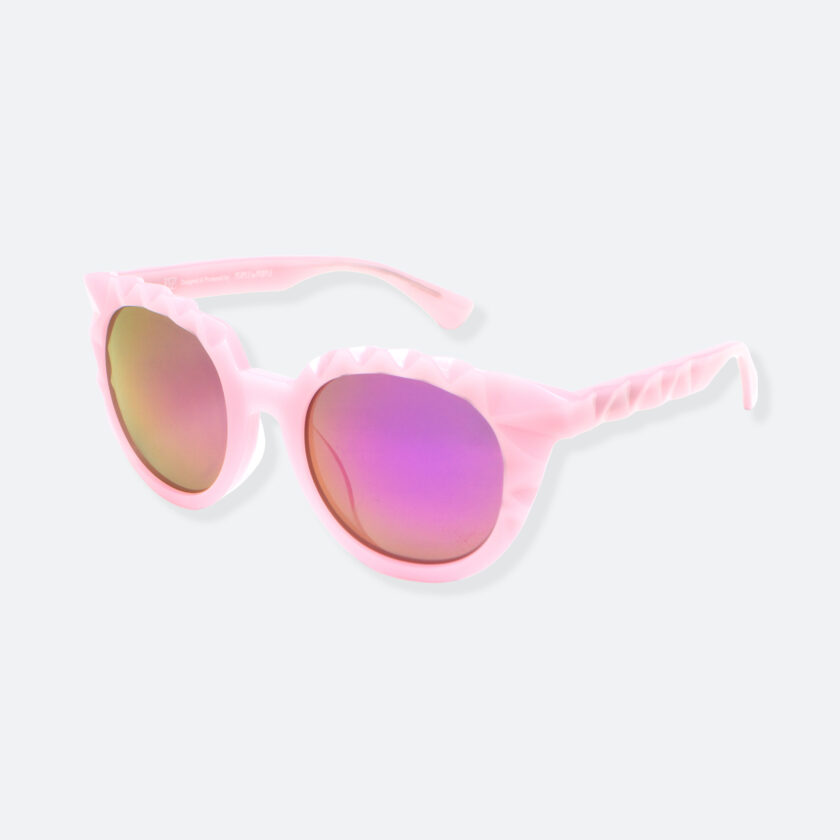 OhMart People By People - Wayfarer Acetate Sunglasses ( Diamond - Light Pink ) 3