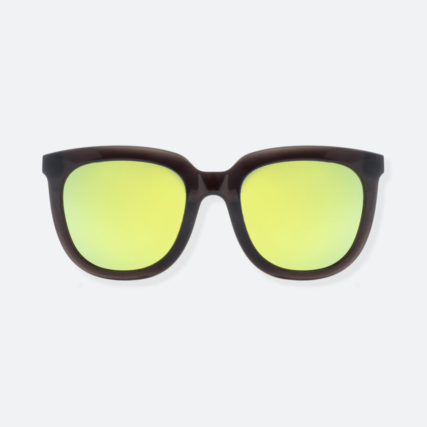 OhMart People By People - Wayfarer Bold Frame Acetate Sunglasses ( Jade - Black / Yellow ) 1