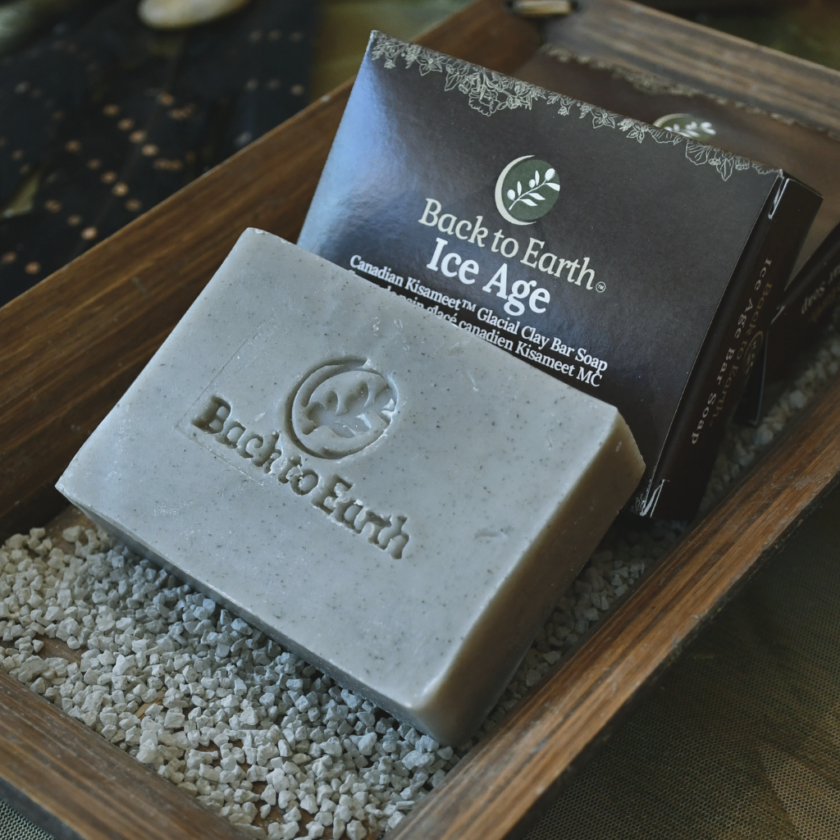 OhMart Back to Earth - Ice Age Glacial Clay Bar Soap  3