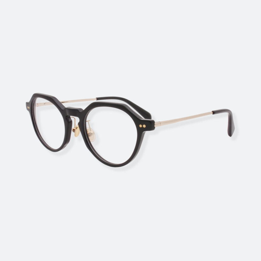 OhMart People By People - Wayfarer Round Acetate / Metal Optical Glasses ( EPO001 - Gold ) 2