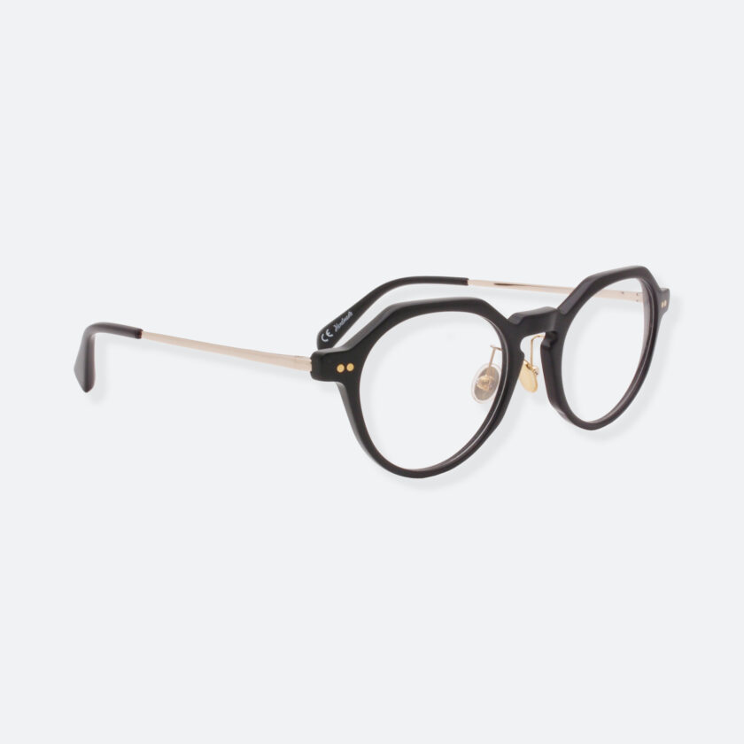 OhMart People By People - Wayfarer Round Acetate / Metal Optical Glasses ( EPO001 - Gold ) 3