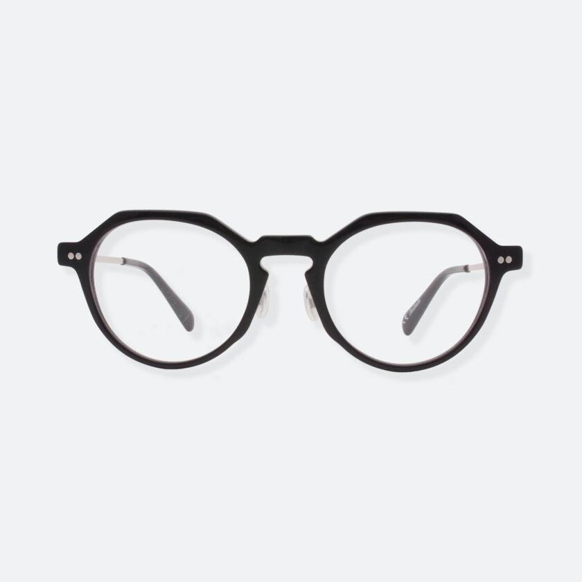 OhMart People By People - Wayfarer Round Acetate / Metal Optical Glasses ( EPO001 - Silver ) 1