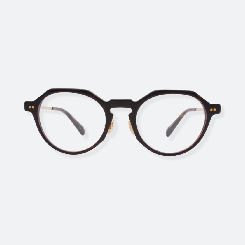 OhMart People By People - Wayfarer Round Acetate / Metal Optical Glasses ( EPO001 - Brown ) 1