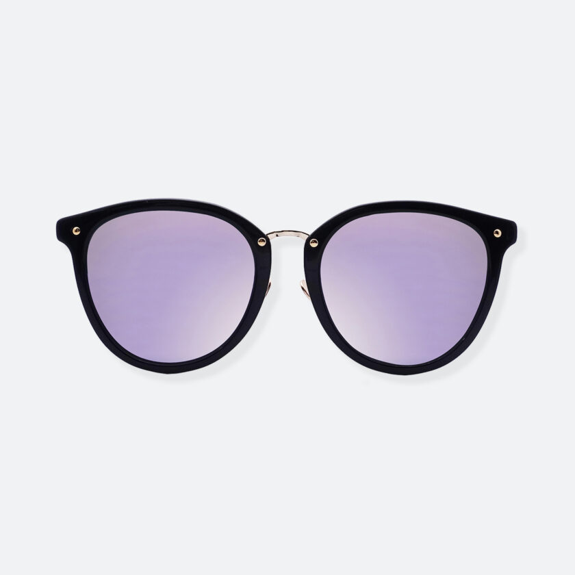 OhMart People By People - Round Acetate & Metal Sunglasses ( Non Disappear - Purple ) 1