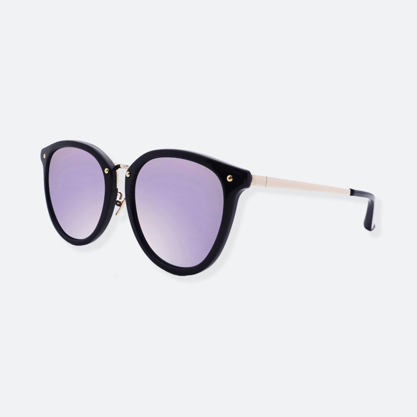 OhMart People By People - Round Acetate & Metal Sunglasses ( Non Disappear - Purple ) 2