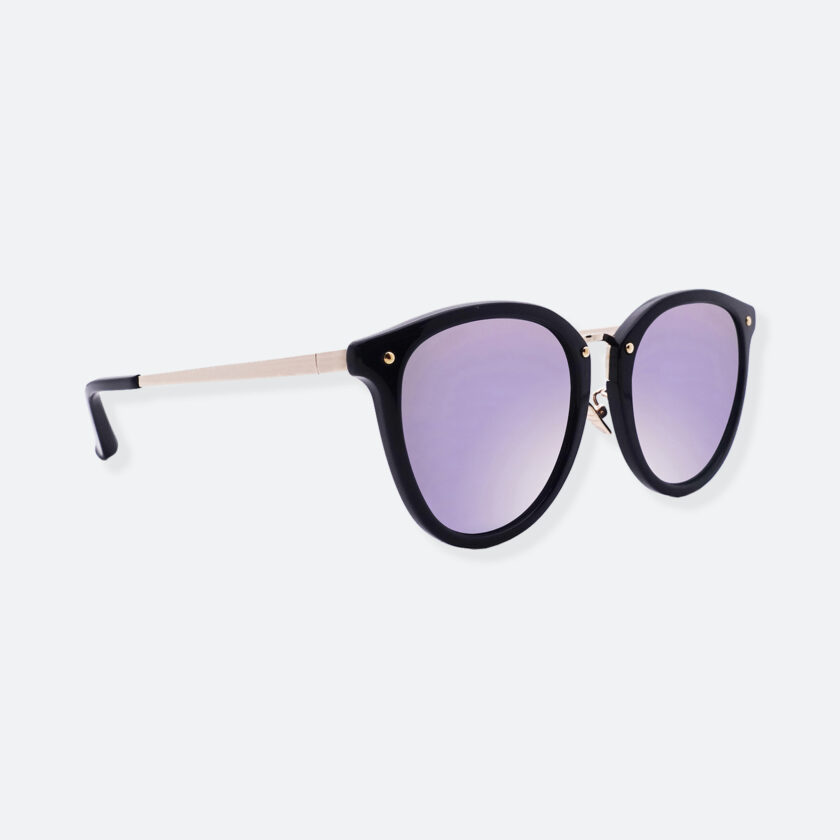 OhMart People By People - Round Acetate & Metal Sunglasses ( Non Disappear - Purple ) 3