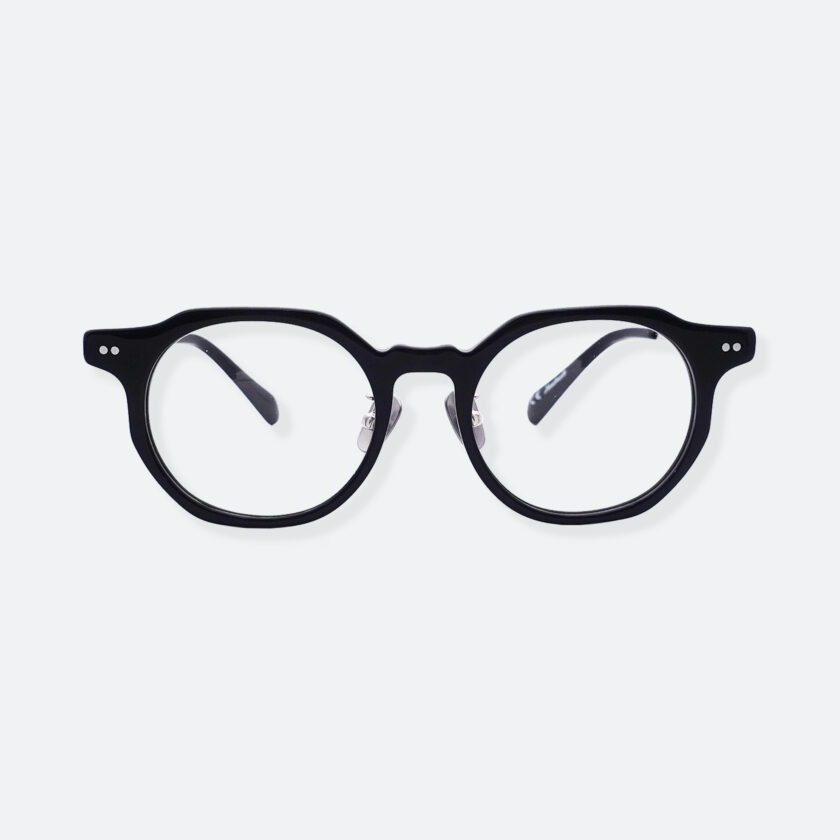 OhMart People By People - Wayfarer Acetate / Metal Optical Glasses ( Line Art - Silver ) 1