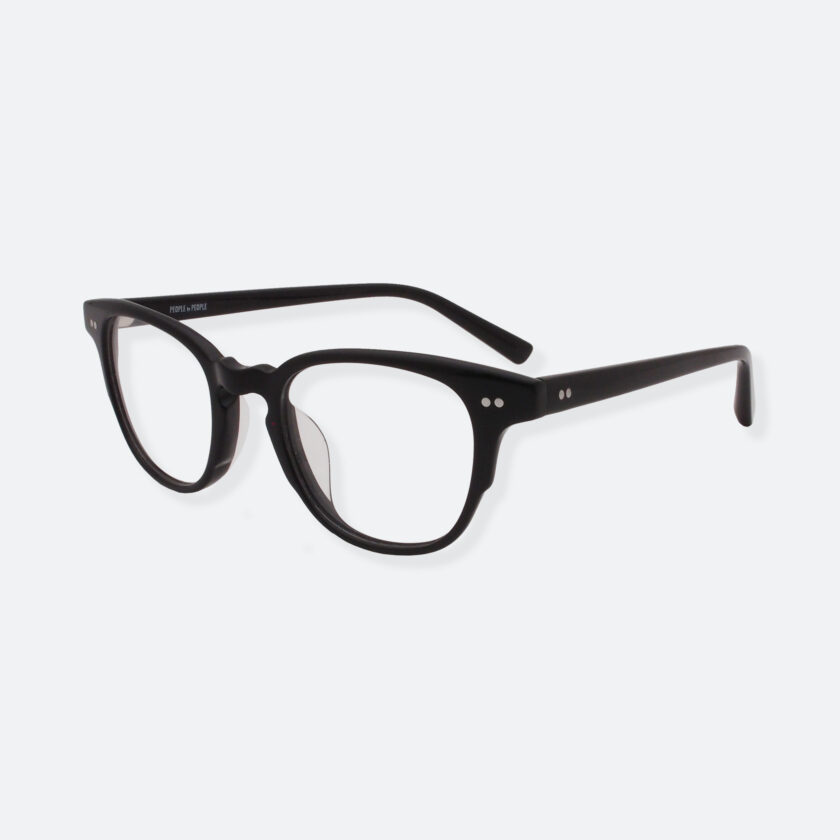 OhMart People By People - Wayfarer Acetate Bold Optical Glasses ( BAT - Black ) 2