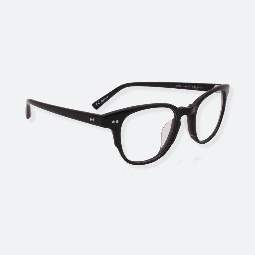 OhMart People By People - Wayfarer Acetate Bold Optical Glasses ( BAT - Black ) 3