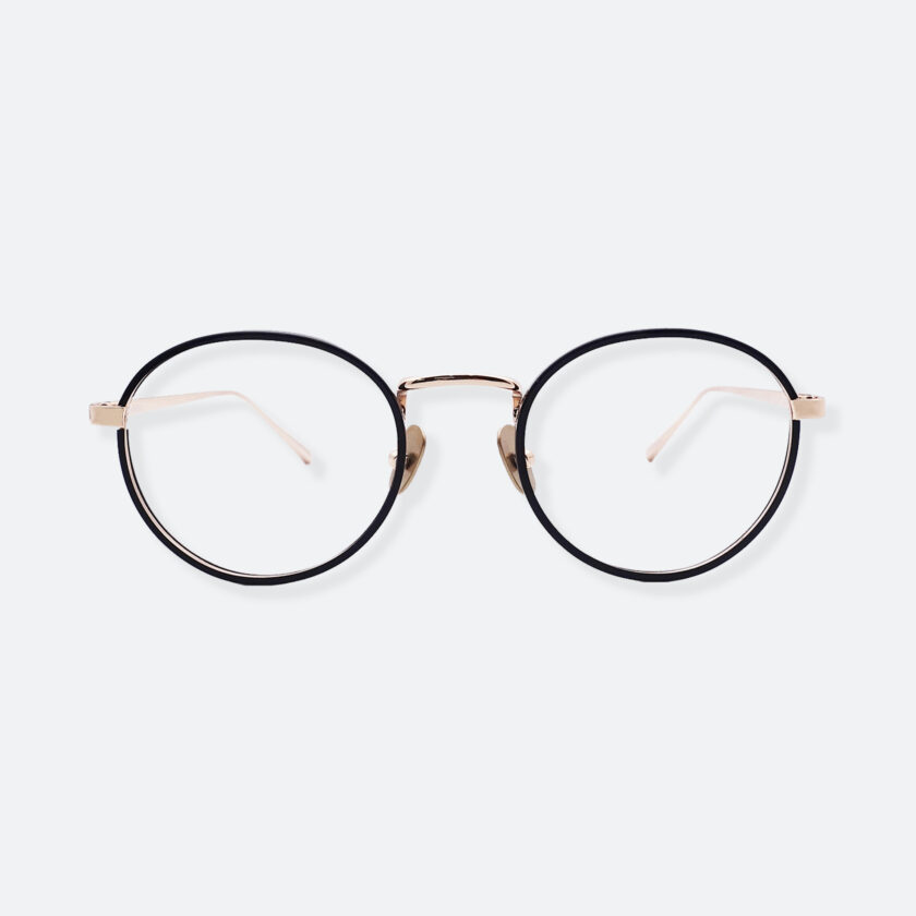 OhMart People By People - Round Acetate / Metal Optical Glasses ( O Literature - Black ) 1