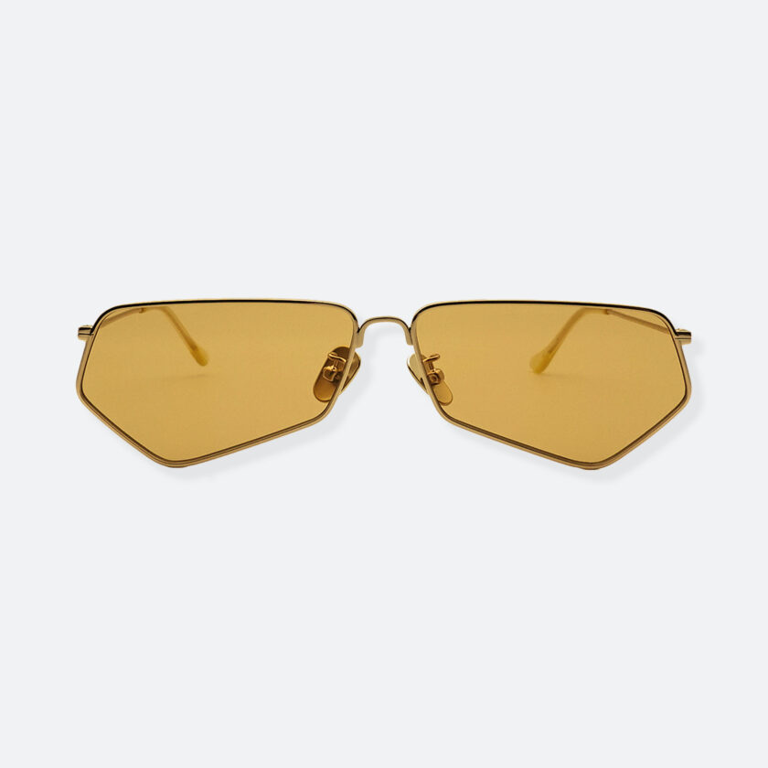 OhMart People By People - Minimal Pentagon Sunglasses ( PS004 col.4 - Yellow ) 1