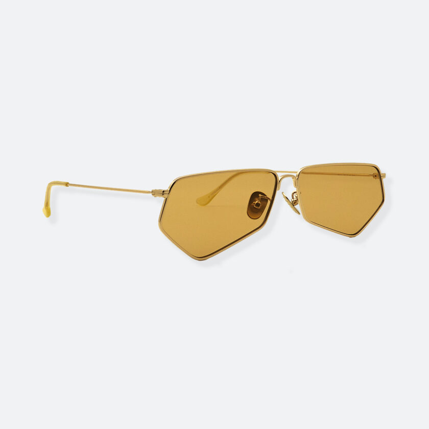 OhMart People By People - Minimal Pentagon Sunglasses ( PS004 col.4 - Yellow ) 3