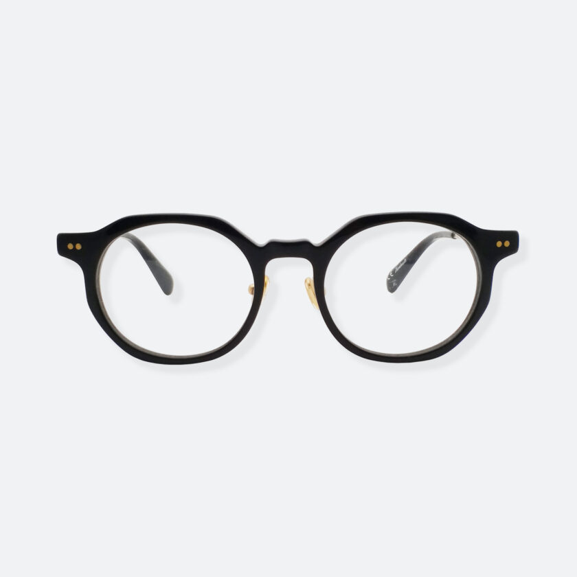 OhMart People By People - Wayfarer Acetate Bold Frame Optical Glasses ( EPO002 - Gold ) 1