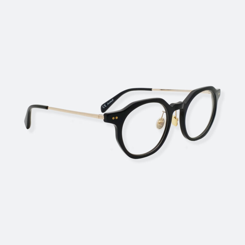 OhMart People By People - Wayfarer Acetate Bold Frame Optical Glasses ( EPO002 - Gold ) 3