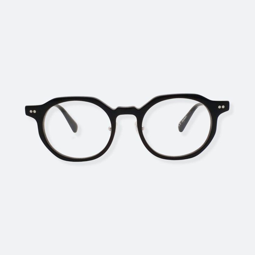 OhMart People By People - Wayfarer Acetate Bold Frame Optical Glasses ( EPO002 - Silver ) 1
