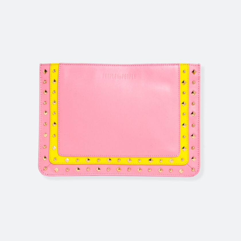 OhMart People by People – Leather Pouch ( B017 - Pink ) 1