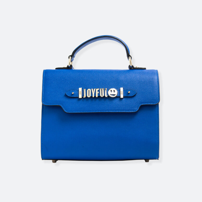 OhMart People By People - Leather Martini Handbag ( Blue ) 3