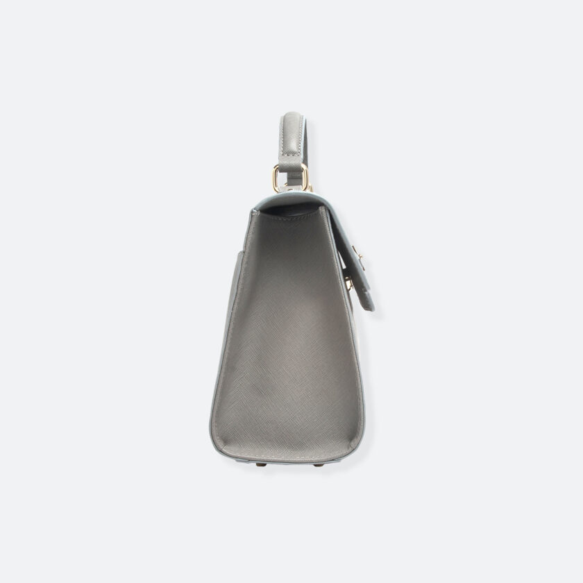 OhMart People By People - Leather Martini Handbag ( Gray ) 2