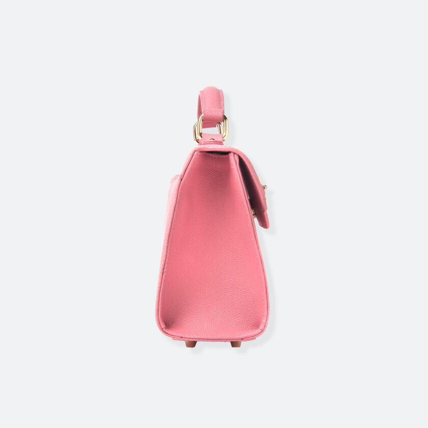 OhMart People By People - Leather Mini Martini Handbag ( Light Pink ) 2