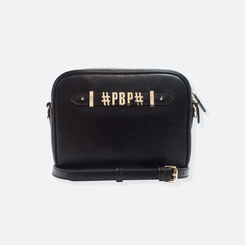 OhMart People By People - Leather Small Shoulder Bag ( B037 - Black ) 1