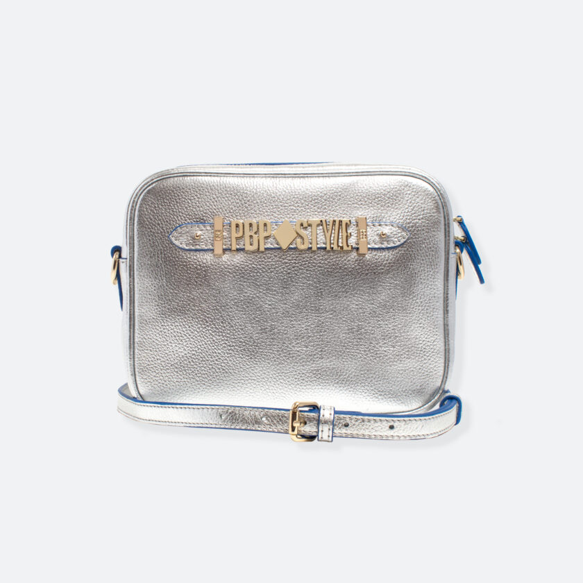 OhMart People By People - Leather Small Shoulder Bag ( B037 - Silver ) 1