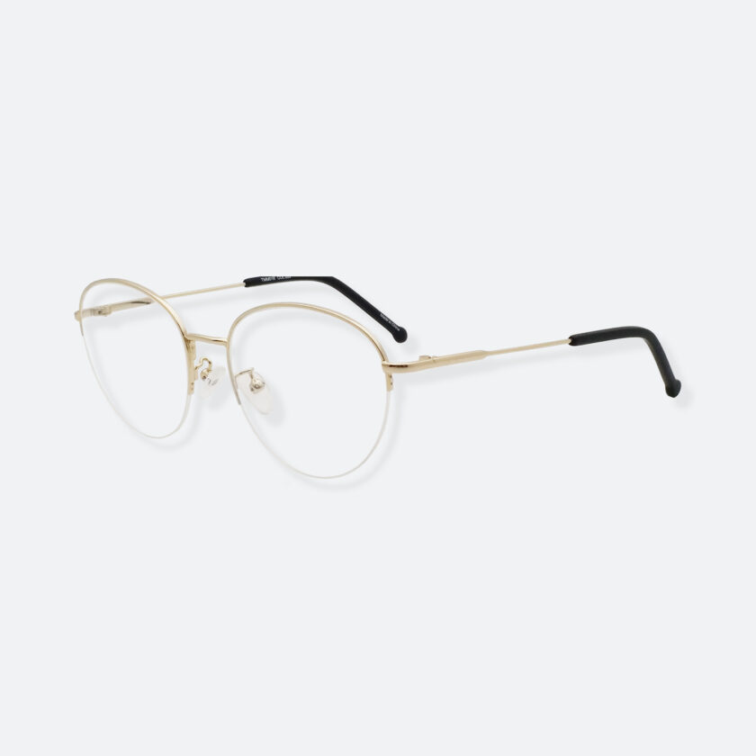 OhMart Textura - Semi-Rimless Framed Optical Glasses ( TMM016 - Gold ) 2