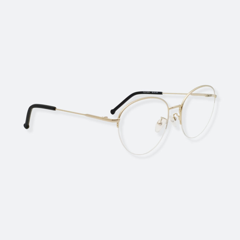 OhMart Textura - Semi-Rimless Framed Optical Glasses ( TMM016 - Gold ) 3