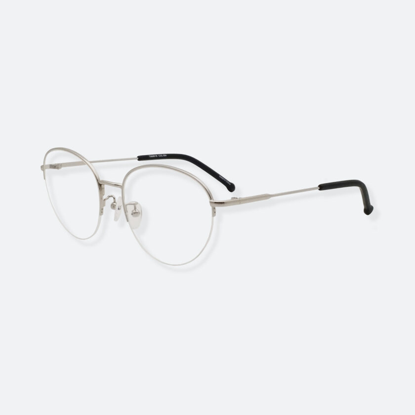 OhMart Textura - Semi-Rimless Framed Optical Glasses ( TMM016 - Silver ) 2