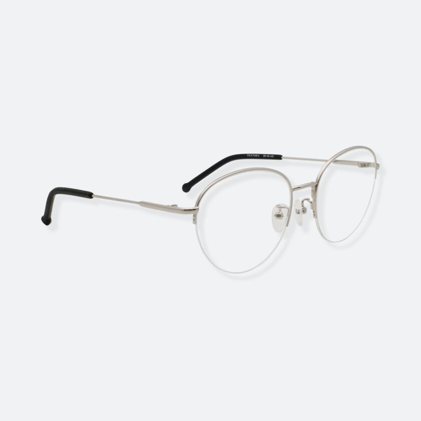 OhMart Textura - Semi-Rimless Framed Optical Glasses ( TMM016 - Silver ) 3