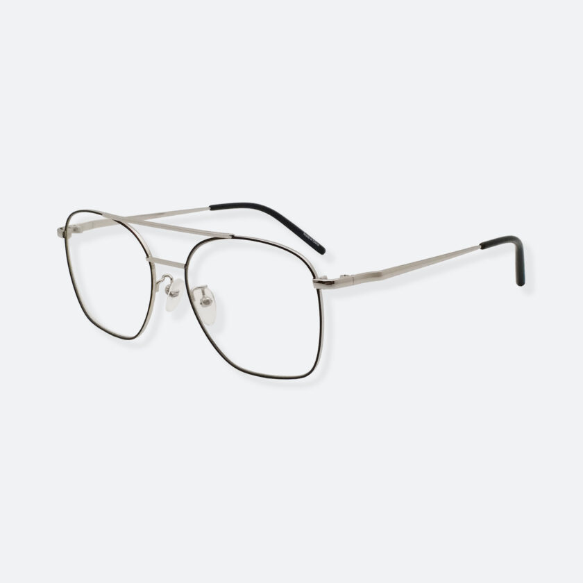 OhMart Textura - Metal Brow Bar Optical Glasses ( TMM017 - Silver ) 2