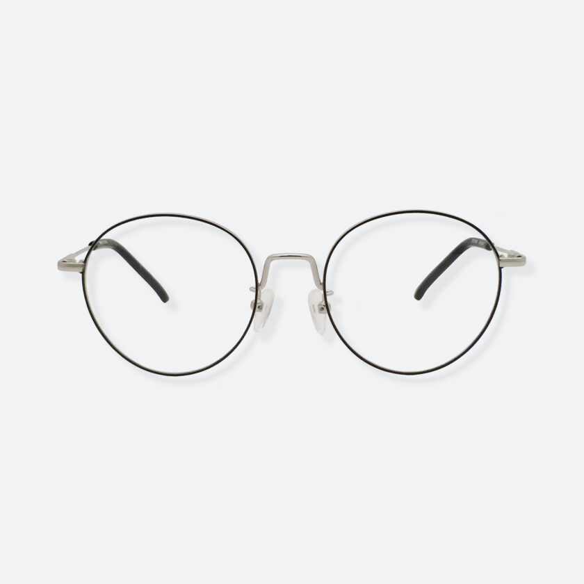 OhMart Textura - Round Metal Optical Glasses ( TMM018 - Silver ) 1