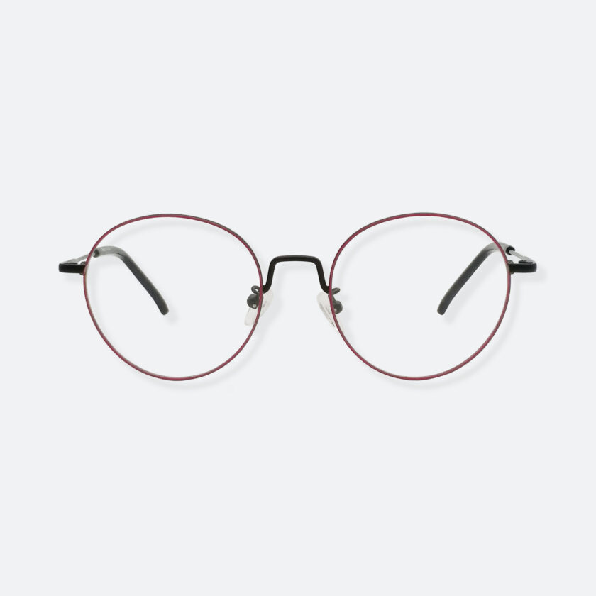 OhMart Textura - Round Metal Optical Glasses ( TMM018 - Black ) 1