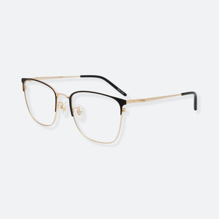 OhMart Textura - Metal Semi-Rimless Frame Optical Glasses (TMM019 - Gold ) 2