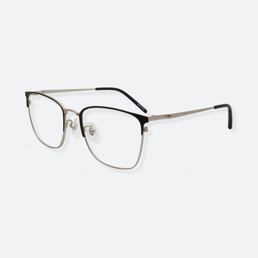 OhMart Textura - Metal Semi-Rimless Frame Optical Glasses (TMM019 - Silver ) 2