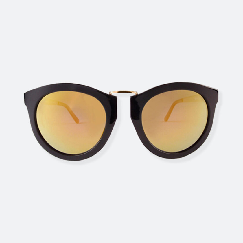 OhMart People By People - Wayfarer Bold Frame Sunglasses ( DBD003 - Black / Yellow ) 1