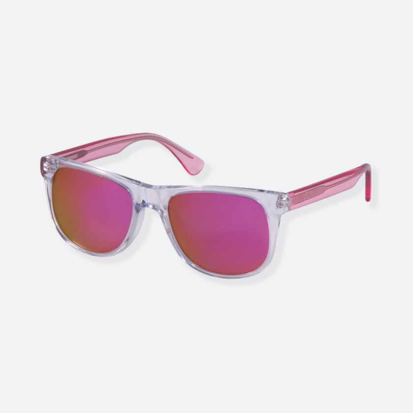 OhMart People By People - Round Acetate Sunglasses ( DBD004A - Transparent Pink ) 3