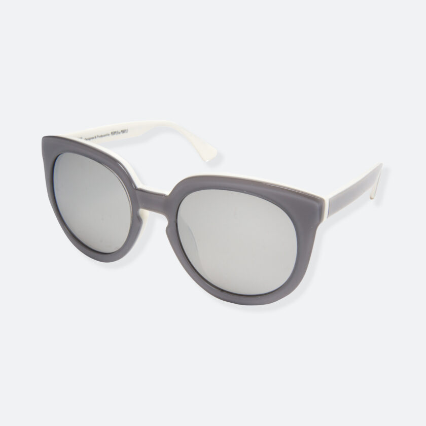 OhMart People By People - Wayfarer Round Acetate Sunglasses ( JFF002 - Gray ) 3