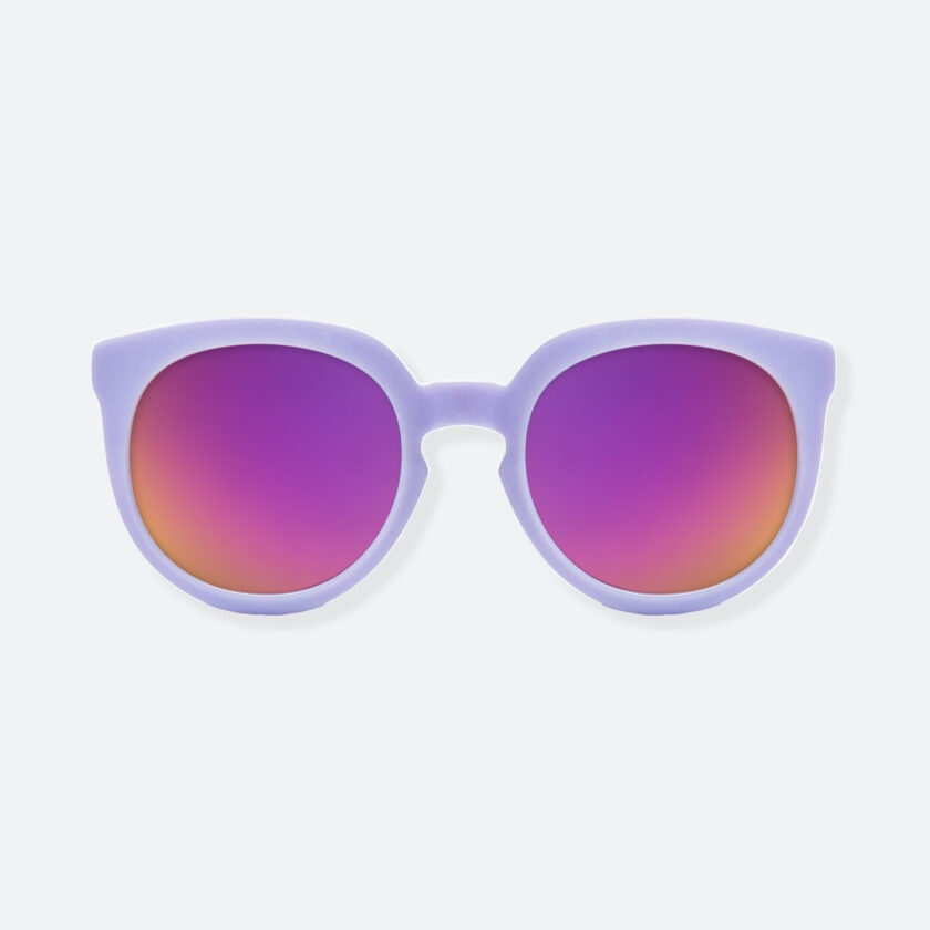 OhMart People By People - Wayfarer Round Acetate Sunglasses ( JFF002 - Light Purple ) 1