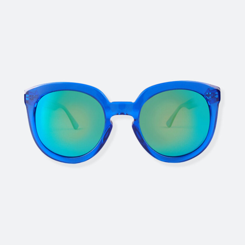 OhMart People By People - Wayfarer Round Acetate Sunglasses ( JFF002 - Blue ) 1