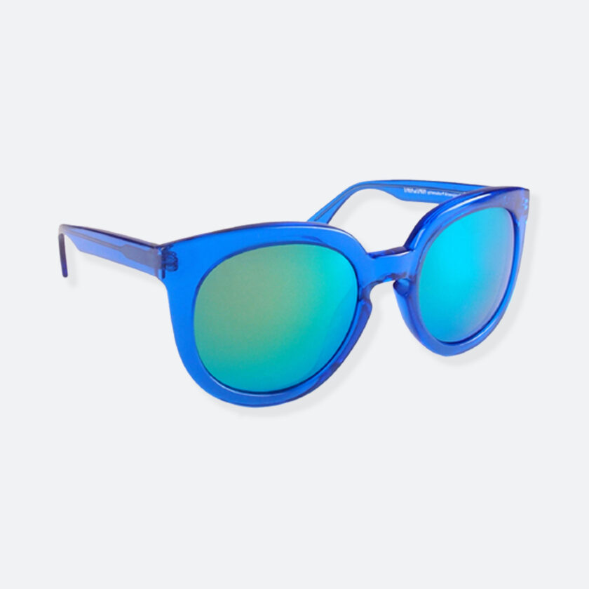 OhMart People By People - Wayfarer Round Acetate Sunglasses ( JFF002 - Blue ) 2