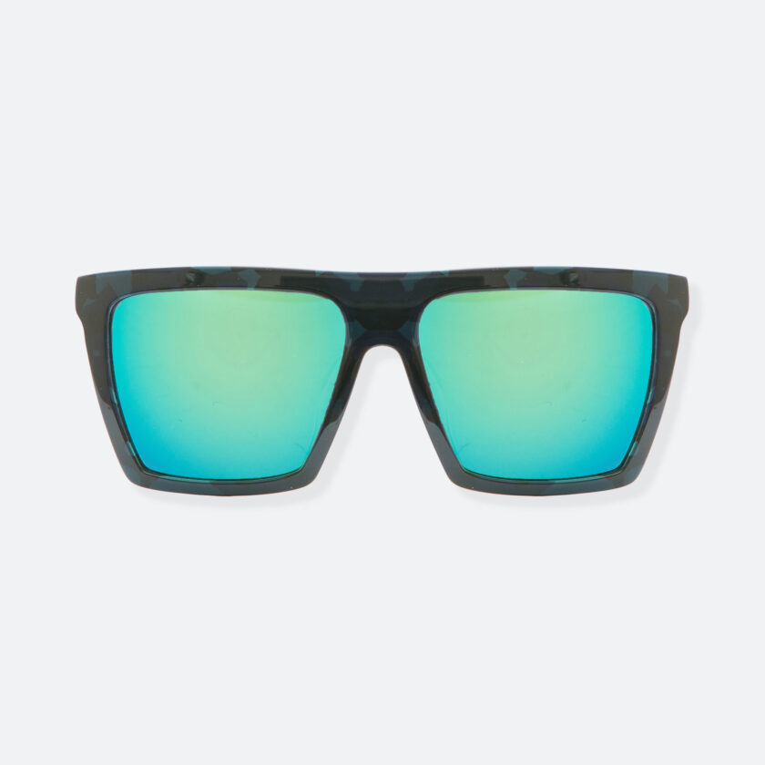 OhMart People By People - Square Shape Sunglasses ( JFF003B - Black / Blue ) 1