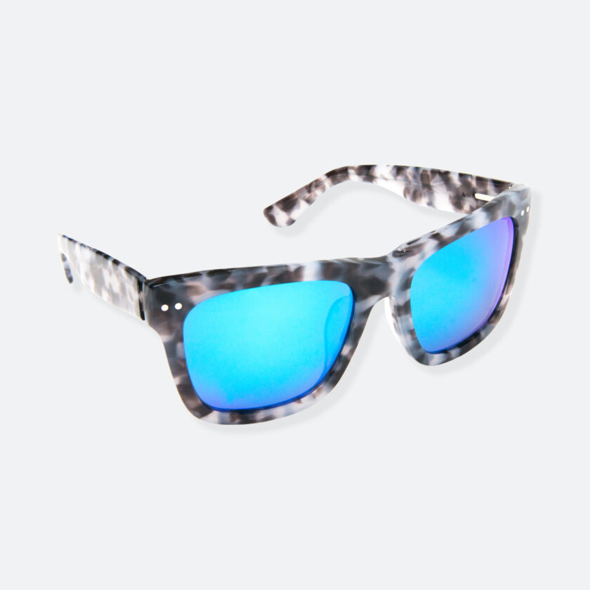OhMart People By People - Wayfarer Acetate Sunglasses ( JFF008 - Tortoiseshell Blue Grey ) 2