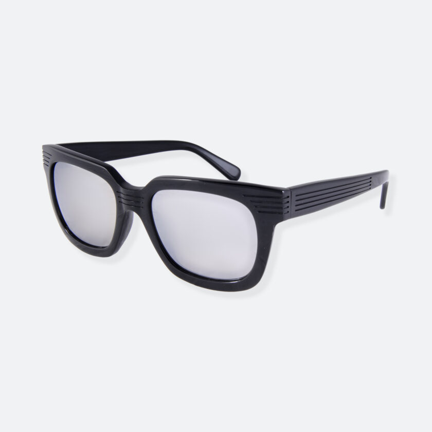 OhMart People By People - Wayfarer Bold Frame Acetate Sunglasses ( JFF009 - Black ) 3