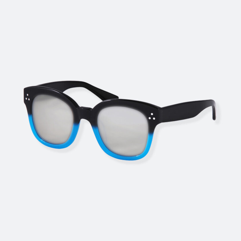 OhMart People By People - Wayfarer Bold Frame Acetate Sunglasses ( JFF010 - Sea Blue ) 3