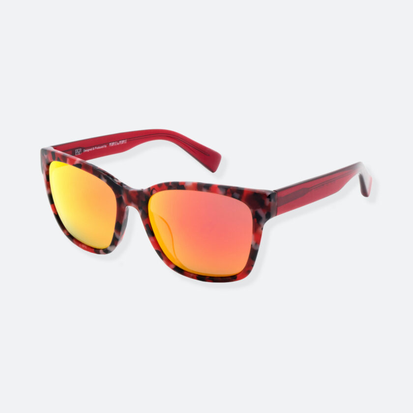 OhMart People By People - Wayfarer Acetate Sunglasses ( S001 - Red ) 3