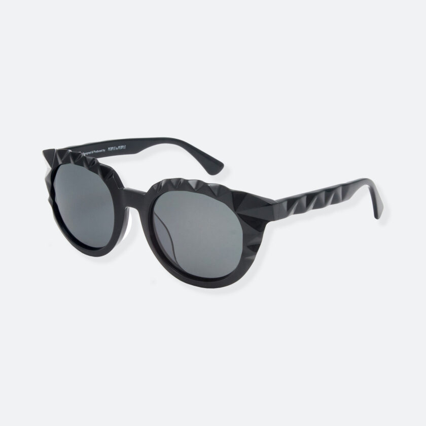 OhMart People By People - Wayfarer Acetate Sunglasses ( Diamond - Black ) 3