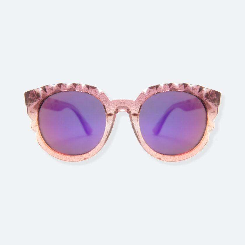 OhMart People By People - Wayfarer Acetate Sunglasses ( Diamond - Glitter Pink ) 1
