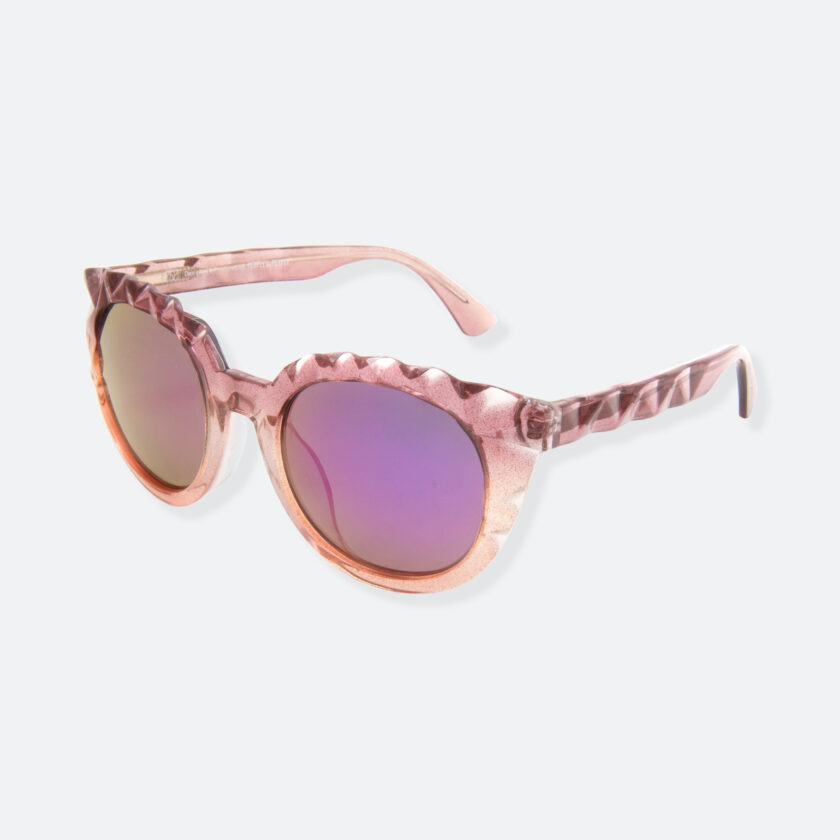 OhMart People By People - Wayfarer Acetate Sunglasses ( Diamond - Glitter Pink ) 3