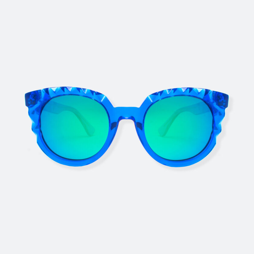OhMart People By People - Wayfarer Acetate Sunglasses ( Diamond - Transparent Blue ) 1